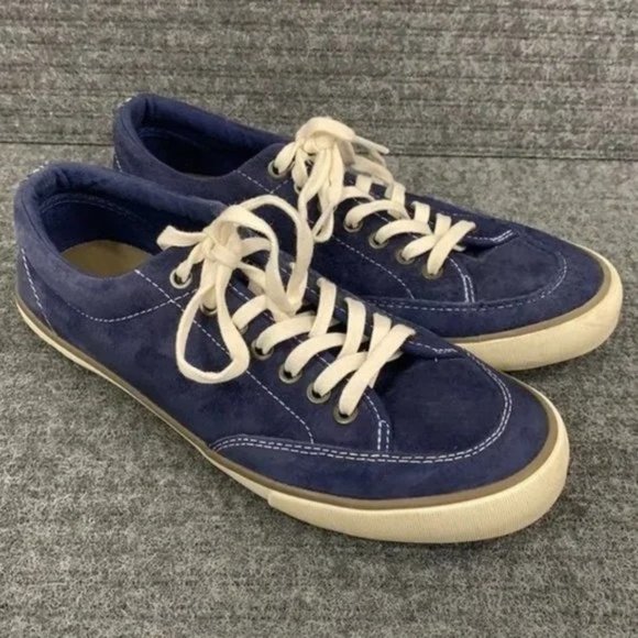 Margaritaville Other - Margaritaville Sneaker Men's Size 8 Navy Suede Leather Lorient Shoe MFM181113